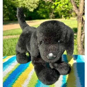 Douglas Black Lab 2011 Plush Dog 16"Chester" Black Realistic Cuddle Toy